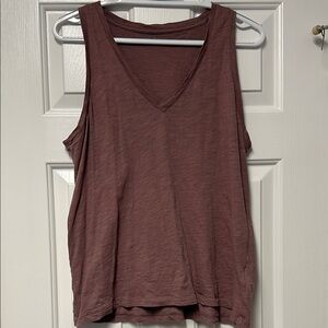 Madewell Women's Sleeveless V-Neck Top Medium